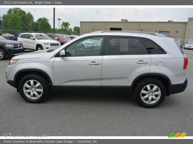 Bright Silver / Gray 2011 Kia Sorento LX