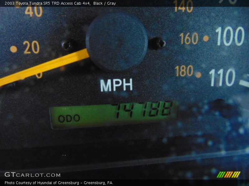 Black / Gray 2003 Toyota Tundra SR5 TRD Access Cab 4x4