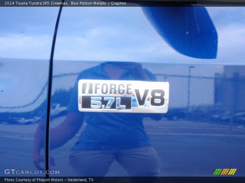 Blue Ribbon Metallic / Graphite 2014 Toyota Tundra SR5 Crewmax