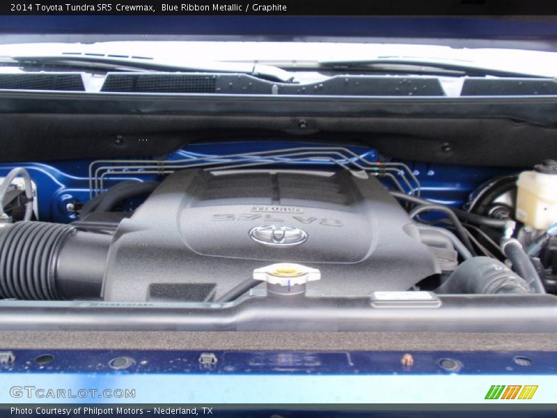 Blue Ribbon Metallic / Graphite 2014 Toyota Tundra SR5 Crewmax