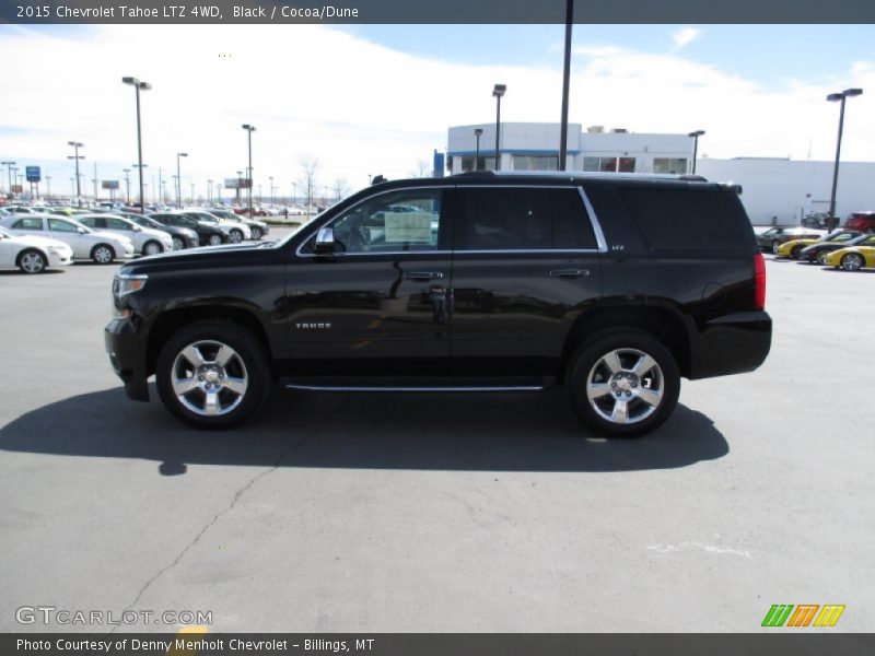 Black / Cocoa/Dune 2015 Chevrolet Tahoe LTZ 4WD