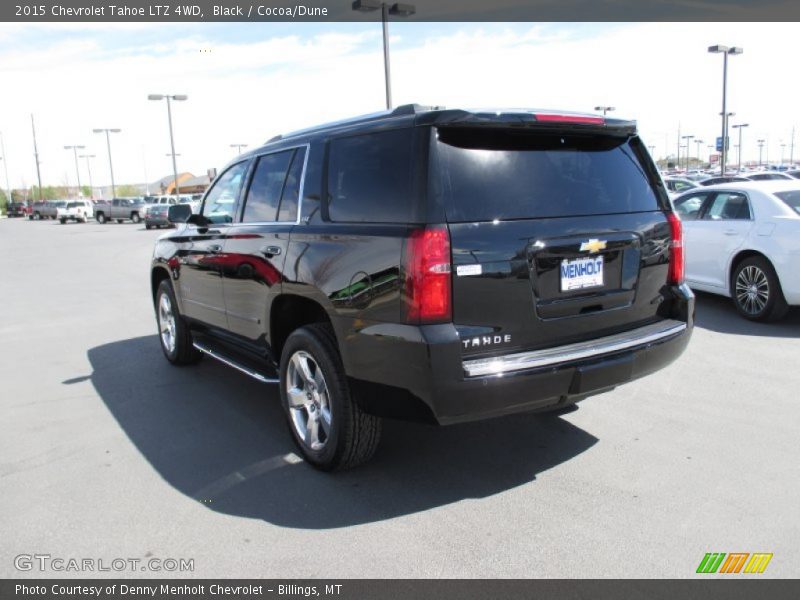 Black / Cocoa/Dune 2015 Chevrolet Tahoe LTZ 4WD