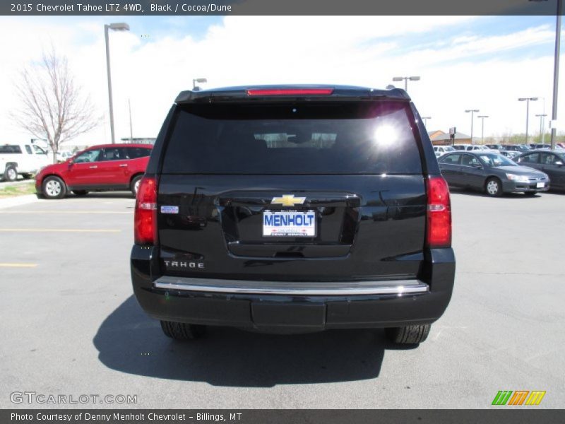 Black / Cocoa/Dune 2015 Chevrolet Tahoe LTZ 4WD