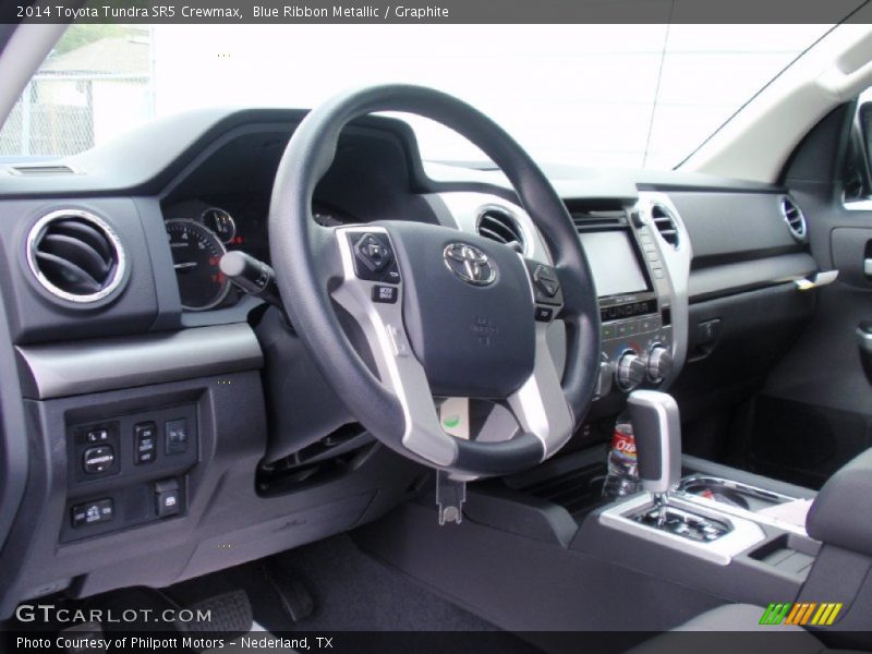 Blue Ribbon Metallic / Graphite 2014 Toyota Tundra SR5 Crewmax