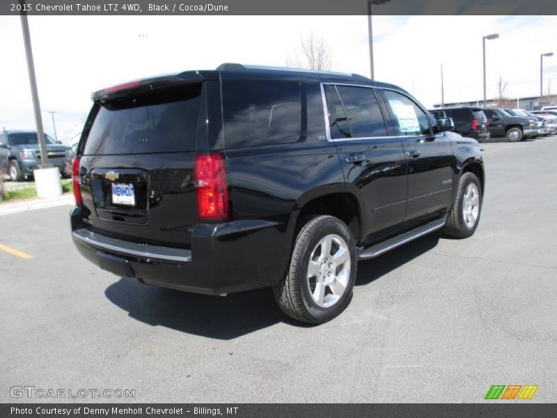 Black / Cocoa/Dune 2015 Chevrolet Tahoe LTZ 4WD