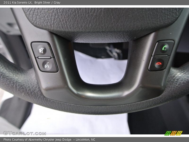 Bright Silver / Gray 2011 Kia Sorento LX