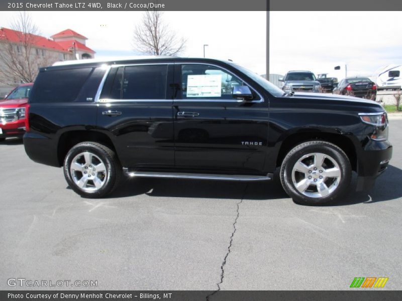 Black / Cocoa/Dune 2015 Chevrolet Tahoe LTZ 4WD