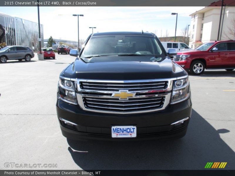Black / Cocoa/Dune 2015 Chevrolet Tahoe LTZ 4WD