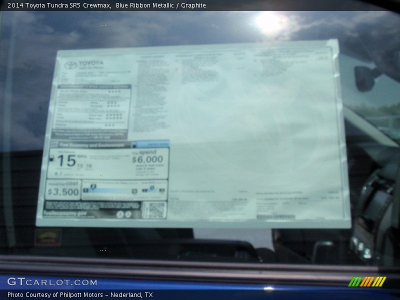 Blue Ribbon Metallic / Graphite 2014 Toyota Tundra SR5 Crewmax