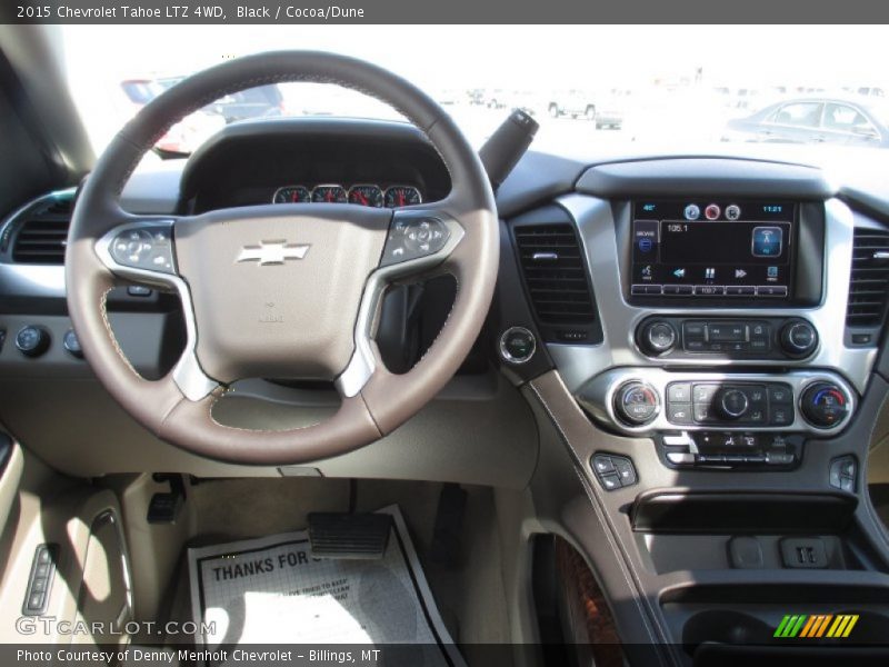 Black / Cocoa/Dune 2015 Chevrolet Tahoe LTZ 4WD