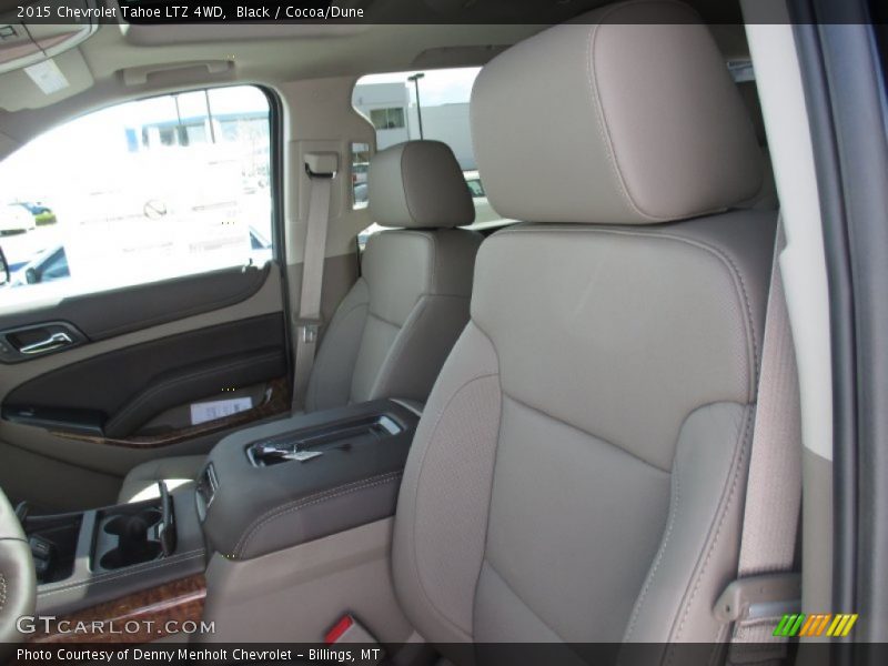 Black / Cocoa/Dune 2015 Chevrolet Tahoe LTZ 4WD