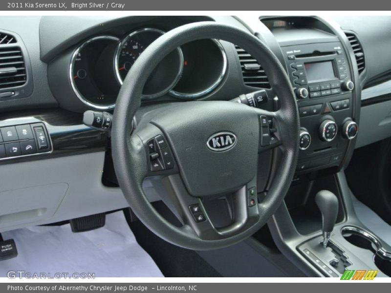 Bright Silver / Gray 2011 Kia Sorento LX