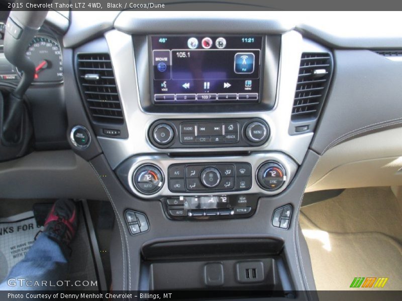 Black / Cocoa/Dune 2015 Chevrolet Tahoe LTZ 4WD
