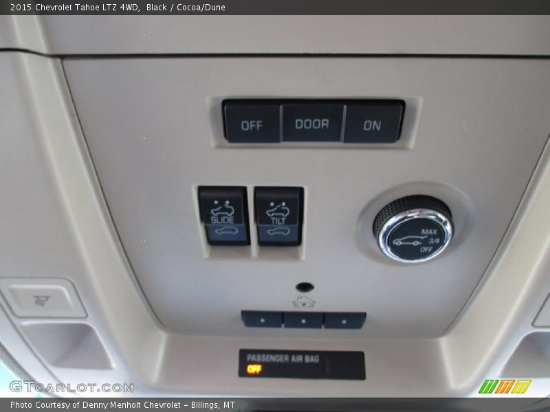 Black / Cocoa/Dune 2015 Chevrolet Tahoe LTZ 4WD