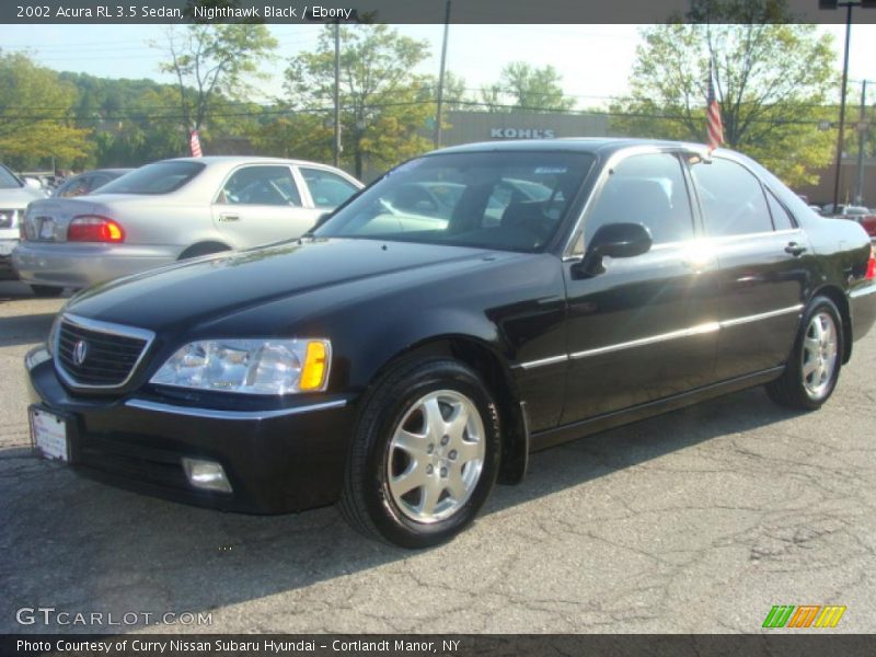 Nighthawk Black / Ebony 2002 Acura RL 3.5 Sedan