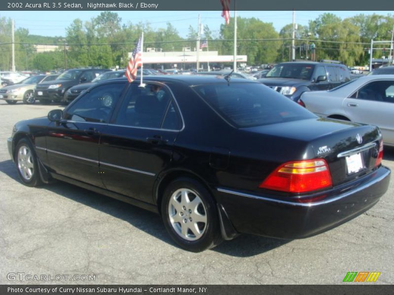 Nighthawk Black / Ebony 2002 Acura RL 3.5 Sedan