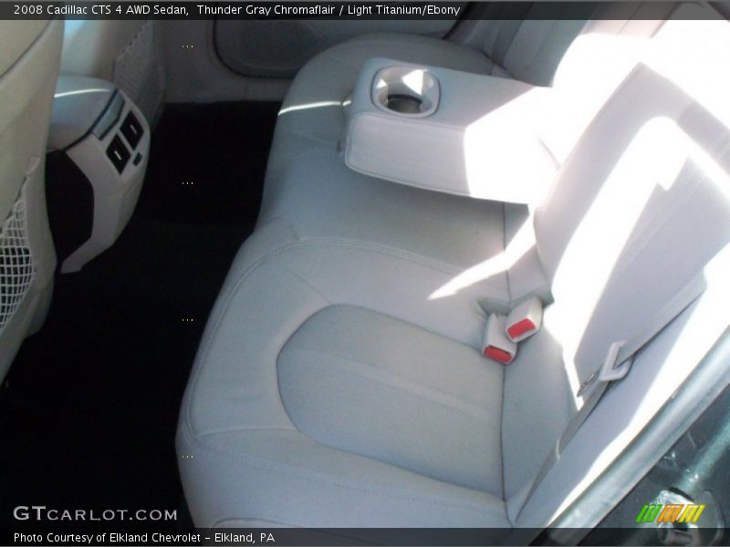 Thunder Gray Chromaflair / Light Titanium/Ebony 2008 Cadillac CTS 4 AWD Sedan