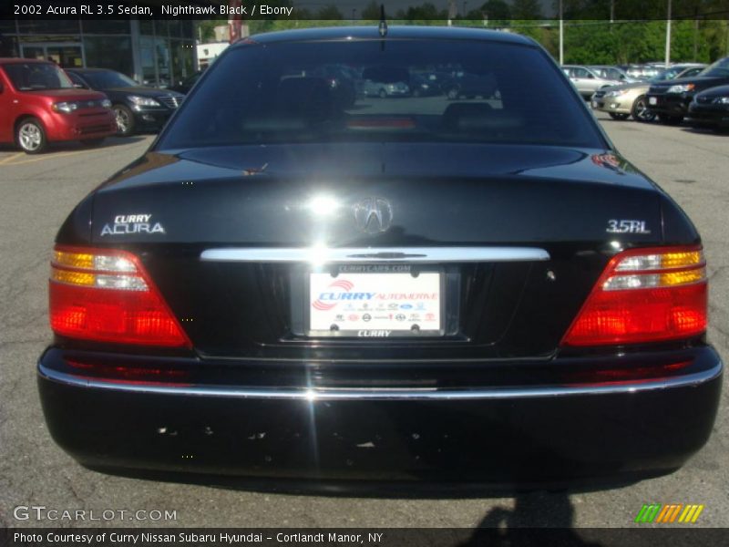 Nighthawk Black / Ebony 2002 Acura RL 3.5 Sedan