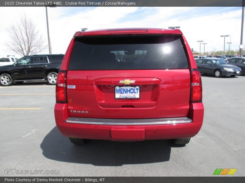 Crystal Red Tintcoat / Cocoa/Mahogany 2015 Chevrolet Tahoe LTZ 4WD