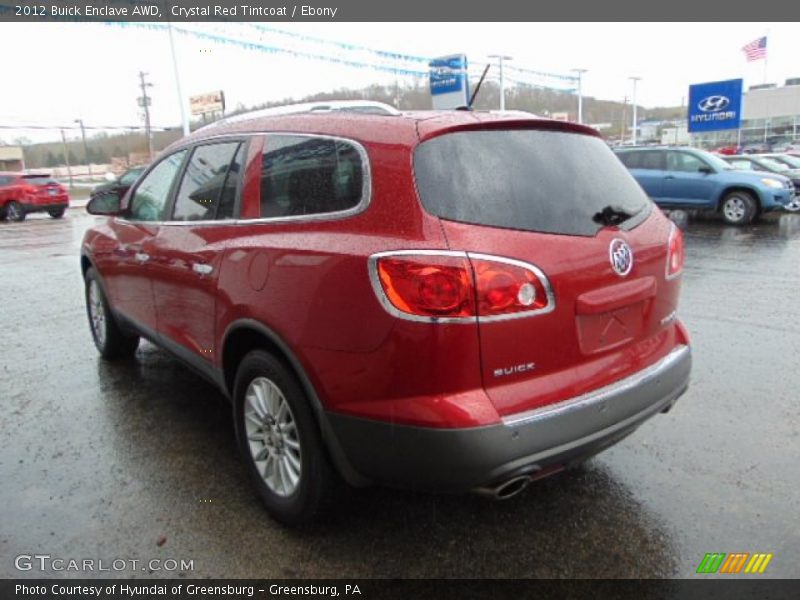 Crystal Red Tintcoat / Ebony 2012 Buick Enclave AWD