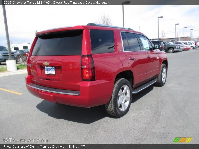 Crystal Red Tintcoat / Cocoa/Mahogany 2015 Chevrolet Tahoe LTZ 4WD