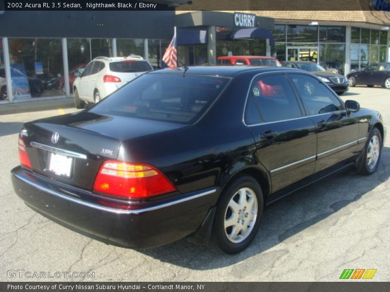 Nighthawk Black / Ebony 2002 Acura RL 3.5 Sedan