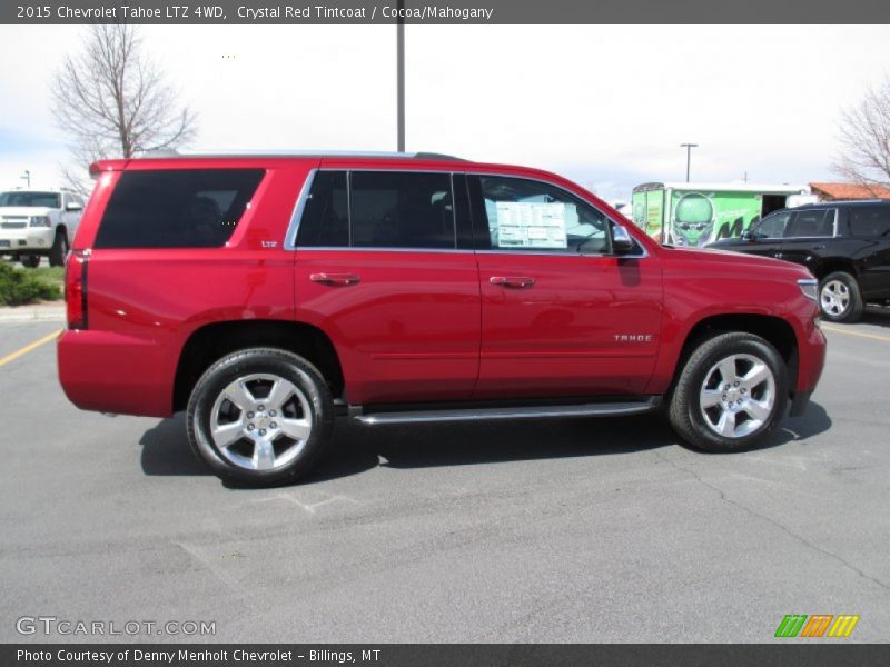 Crystal Red Tintcoat / Cocoa/Mahogany 2015 Chevrolet Tahoe LTZ 4WD