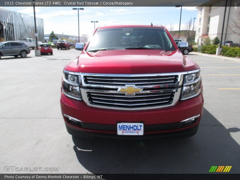 Crystal Red Tintcoat / Cocoa/Mahogany 2015 Chevrolet Tahoe LTZ 4WD
