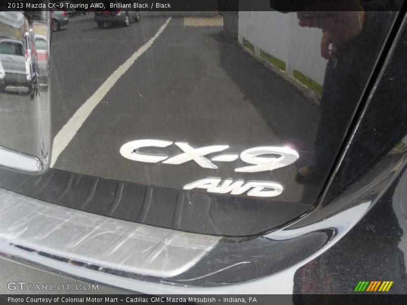 Brilliant Black / Black 2013 Mazda CX-9 Touring AWD