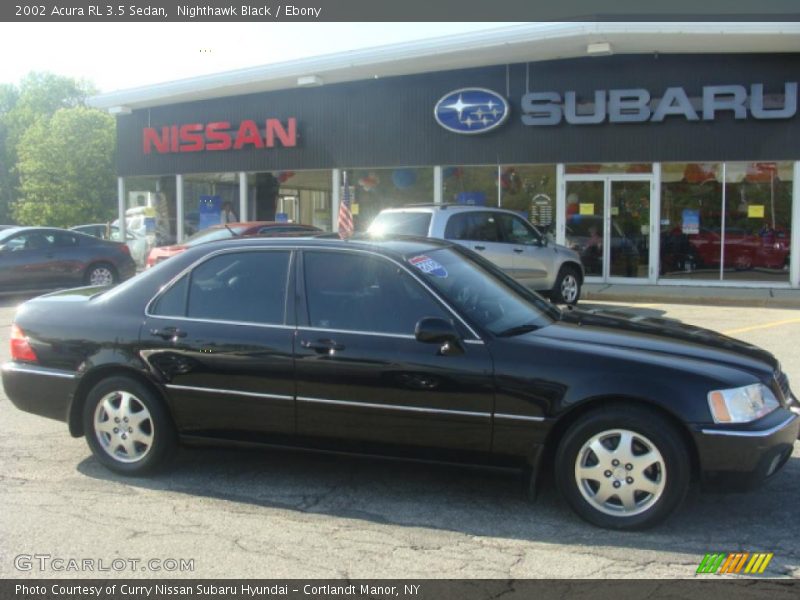Nighthawk Black / Ebony 2002 Acura RL 3.5 Sedan