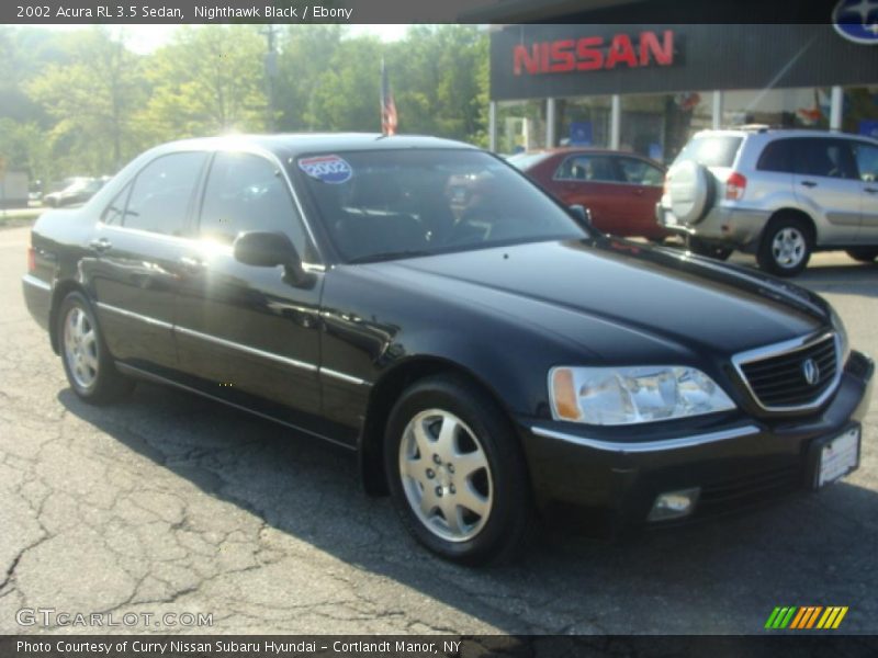 Nighthawk Black / Ebony 2002 Acura RL 3.5 Sedan