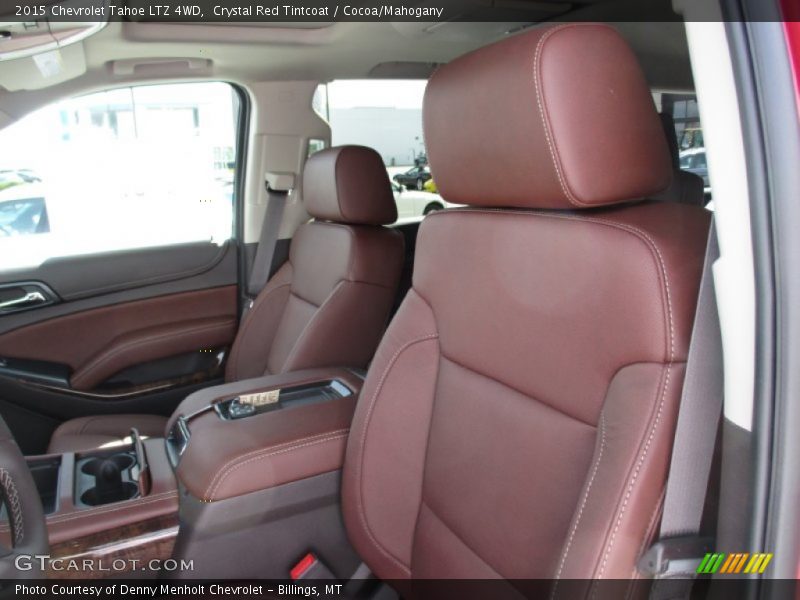 Crystal Red Tintcoat / Cocoa/Mahogany 2015 Chevrolet Tahoe LTZ 4WD