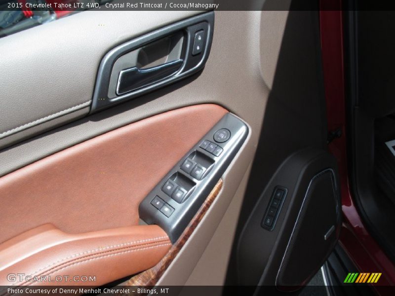 Crystal Red Tintcoat / Cocoa/Mahogany 2015 Chevrolet Tahoe LTZ 4WD