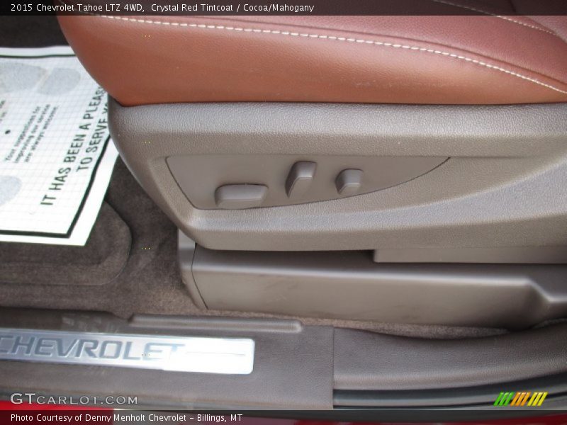 Crystal Red Tintcoat / Cocoa/Mahogany 2015 Chevrolet Tahoe LTZ 4WD