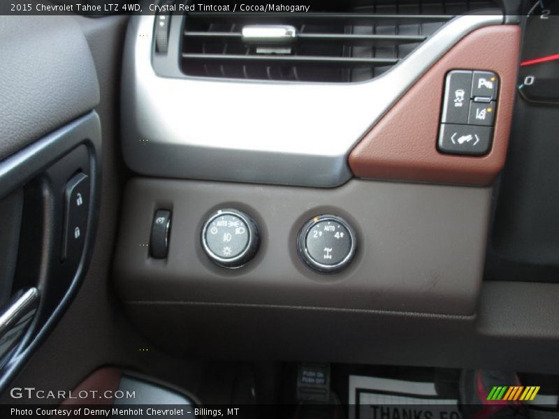 Crystal Red Tintcoat / Cocoa/Mahogany 2015 Chevrolet Tahoe LTZ 4WD