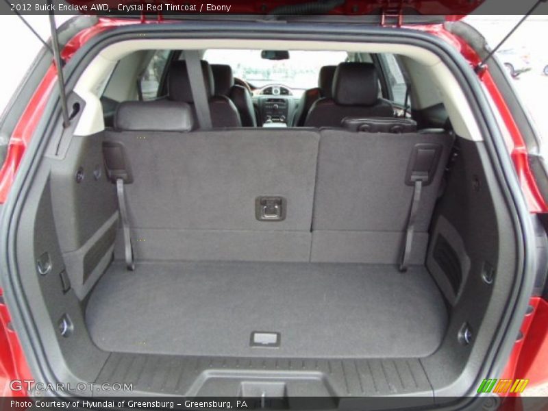Crystal Red Tintcoat / Ebony 2012 Buick Enclave AWD