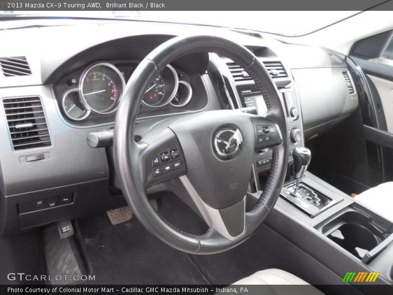 Brilliant Black / Black 2013 Mazda CX-9 Touring AWD