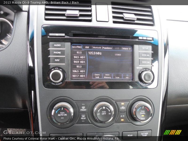 Brilliant Black / Black 2013 Mazda CX-9 Touring AWD