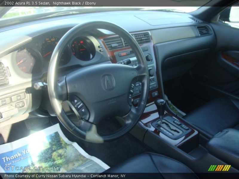 Nighthawk Black / Ebony 2002 Acura RL 3.5 Sedan