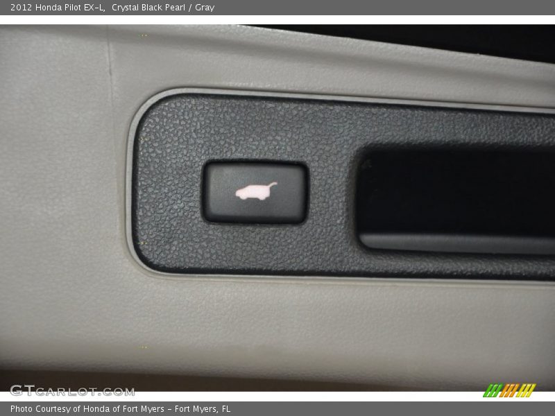 Crystal Black Pearl / Gray 2012 Honda Pilot EX-L