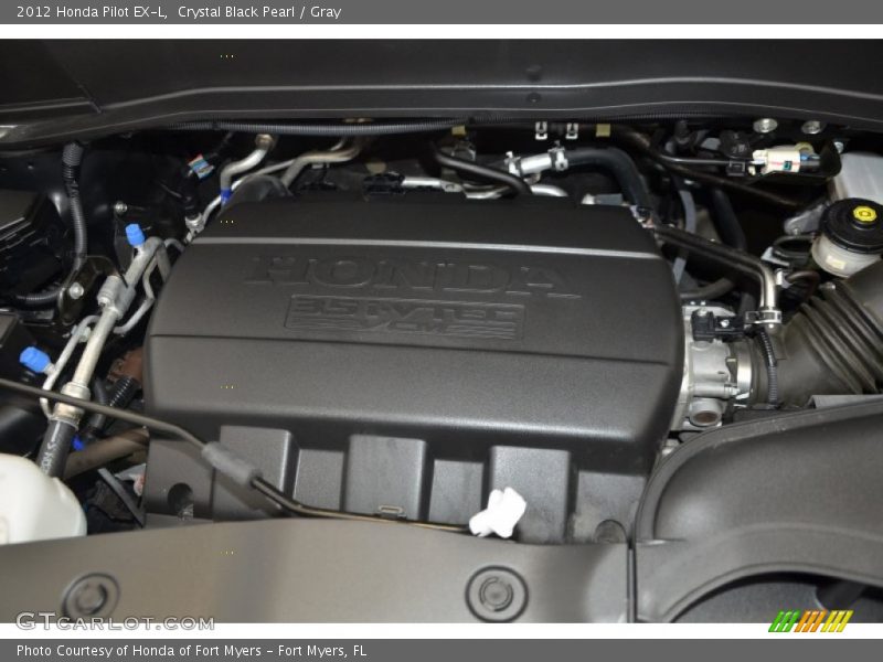 Crystal Black Pearl / Gray 2012 Honda Pilot EX-L