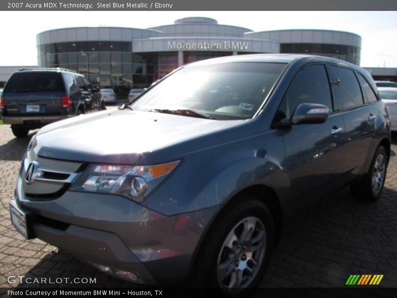 Steel Blue Metallic / Ebony 2007 Acura MDX Technology