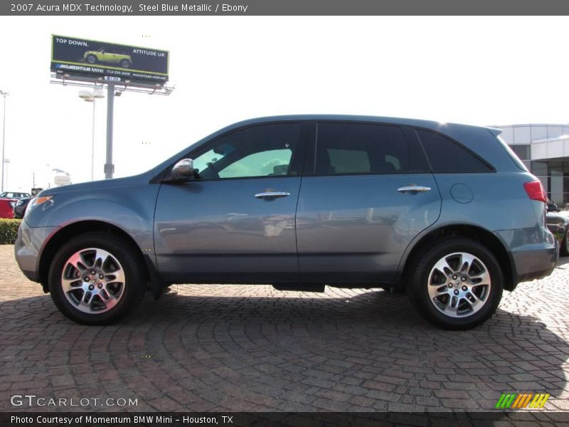 Steel Blue Metallic / Ebony 2007 Acura MDX Technology