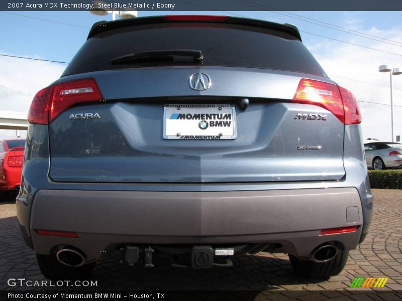 Steel Blue Metallic / Ebony 2007 Acura MDX Technology