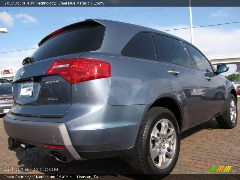 Steel Blue Metallic / Ebony 2007 Acura MDX Technology
