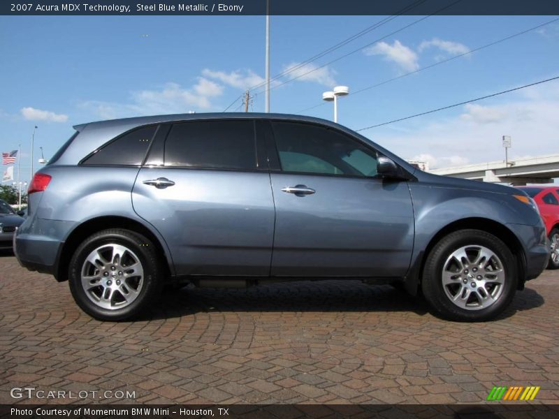 Steel Blue Metallic / Ebony 2007 Acura MDX Technology