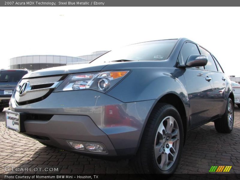 Steel Blue Metallic / Ebony 2007 Acura MDX Technology