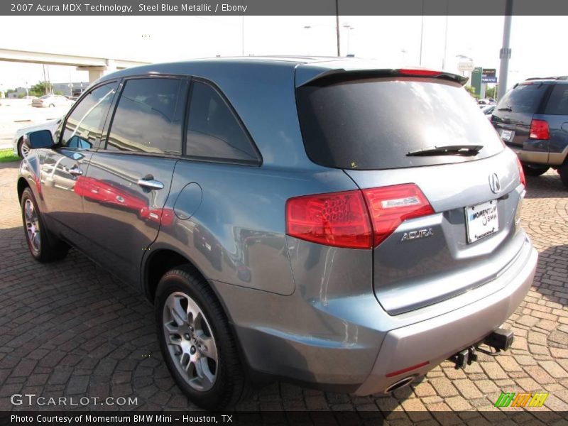 Steel Blue Metallic / Ebony 2007 Acura MDX Technology