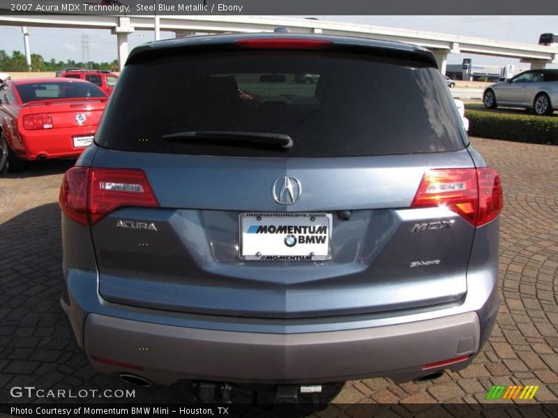 Steel Blue Metallic / Ebony 2007 Acura MDX Technology