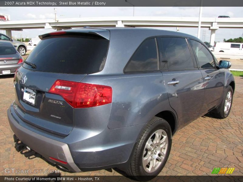 Steel Blue Metallic / Ebony 2007 Acura MDX Technology